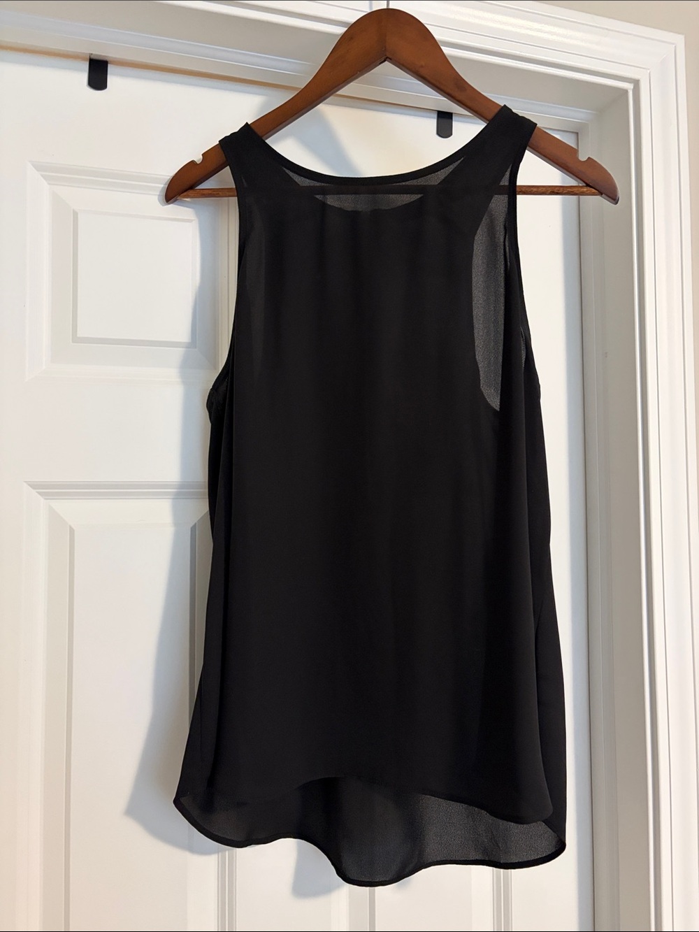 Apt. 9 Black Sleeveless Chiffon Camisole